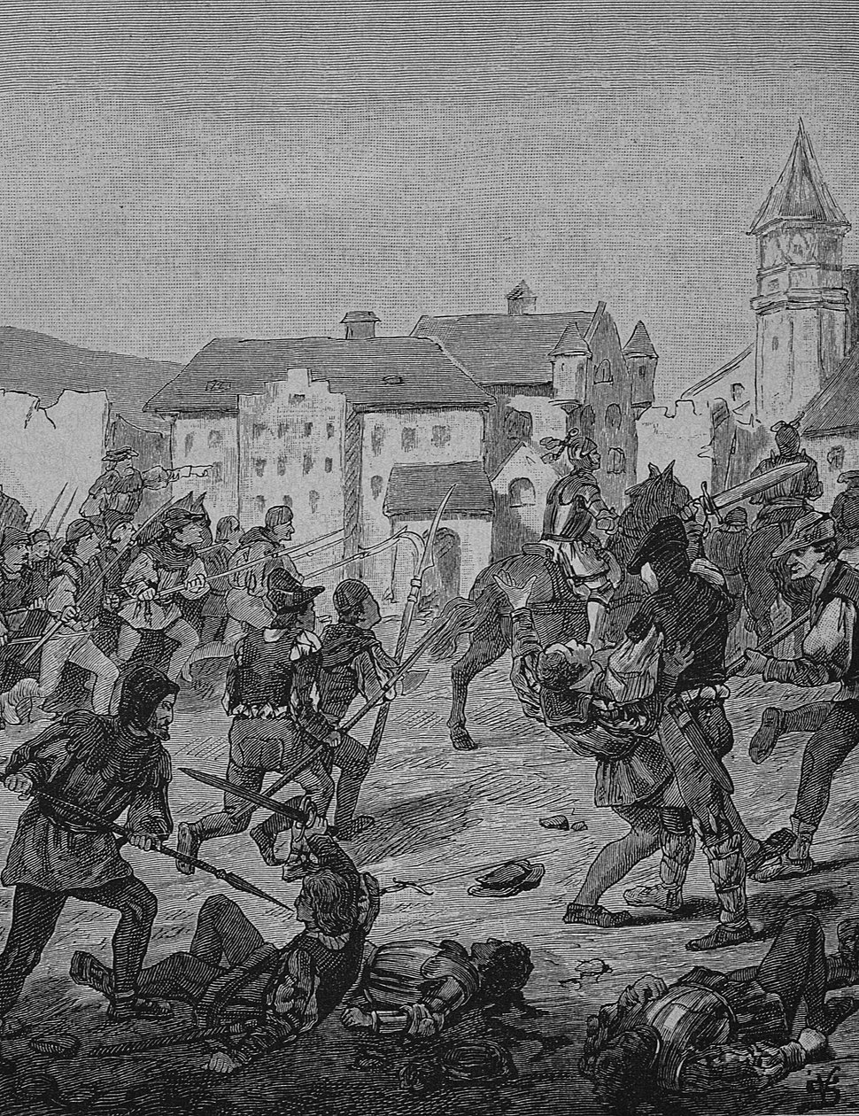 Guerra dos Camponeses Alemães (1524-1526): Tomada de Weinsberg de Unknown artist