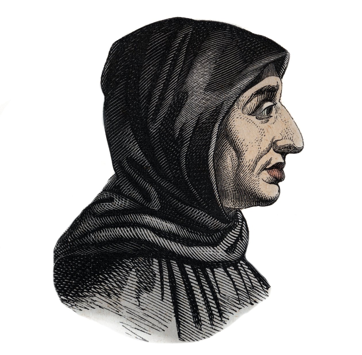 Girolamo Savonarola (1452-1498), padre dominicano italiano e líder de Florença - Retrato de Jerome Savonarole (Girolamo Savonarola (1452-1498), predador e reformador dominicano italiano de Unknown artist