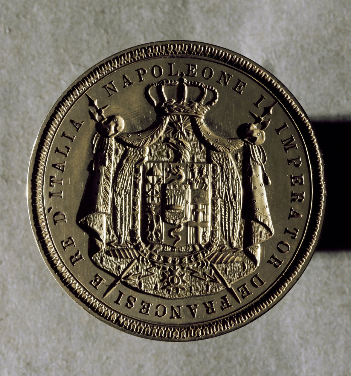Selo de ouro do reino da Itália na época de Napoleão I de Unknown artist
