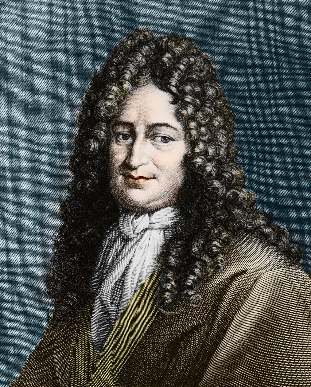 Gottfried Wilhelm von Leibniz (1646-1716), filósofo alemão de Unknown artist