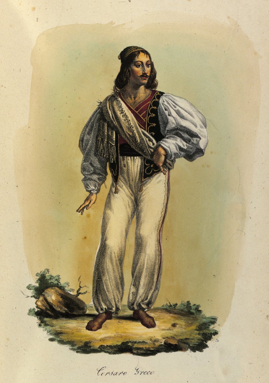 Pirata grego do século XVIII. de Unknown artist