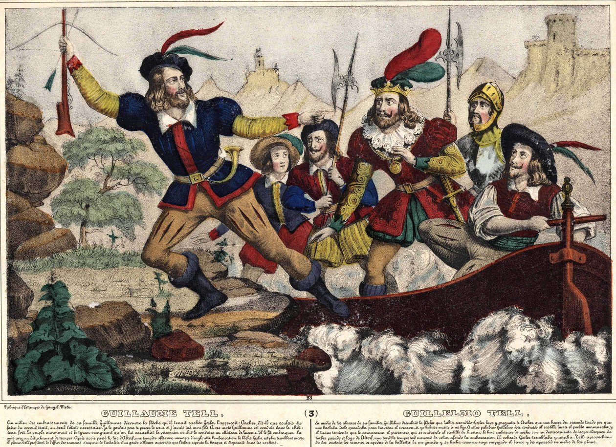 Guillaume Tell (William Tell) descobre a seta de Unknown artist