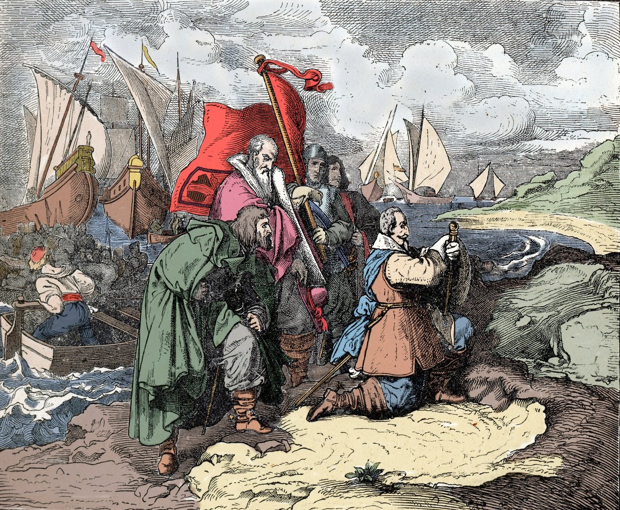 Gustave II Adolphe, conhecido como o Grande ou o Leão do Norte de Unknown artist