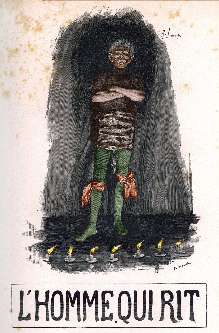 Gwynplaine, capa de "The Man Who Laughs". de Unknown artist