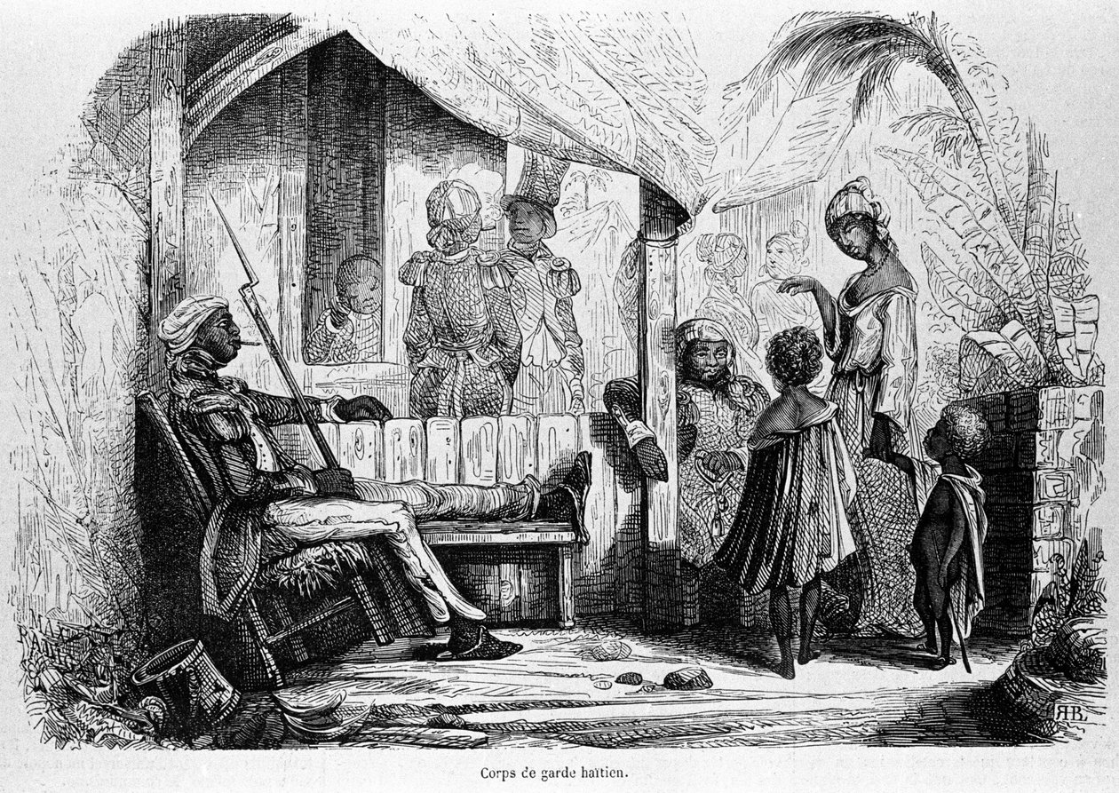 Revolução Haitiana (1791-1803): Corpo de Guardas Revolucionário. de Unknown artist