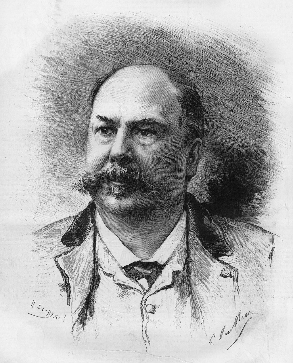 Henri (Henry) Meilhac (1831-1897), dramaturgo francês. de Unknown artist