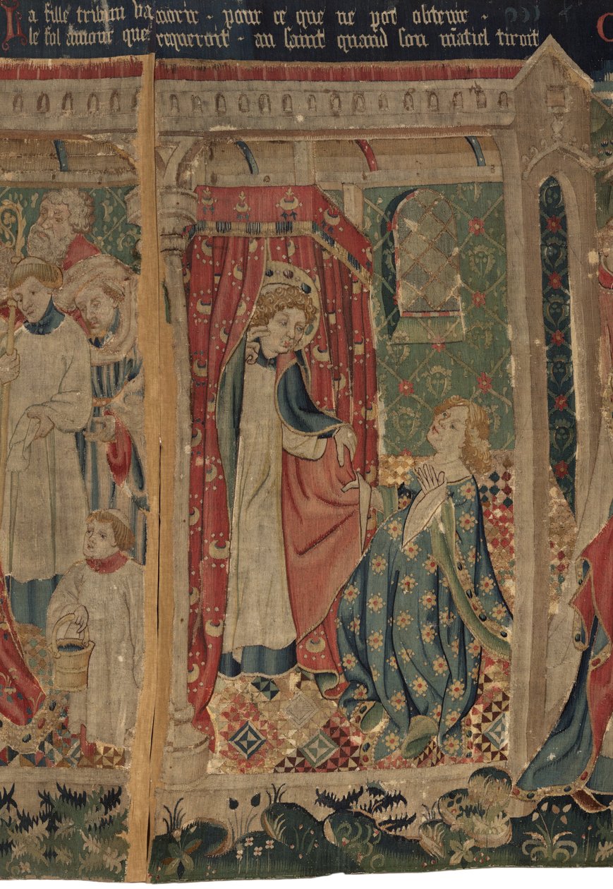 História de Saint Piat e Saint Eleuthère, Cena 11: As tentações de Saint Éleuthère de Unknown artist