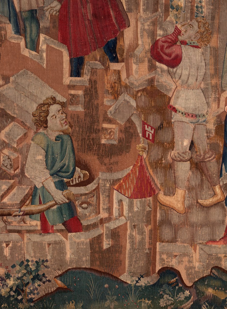 História de Saint Piat e Saint Eleuthère, Cena 6 Detalhe no centro. de Unknown artist