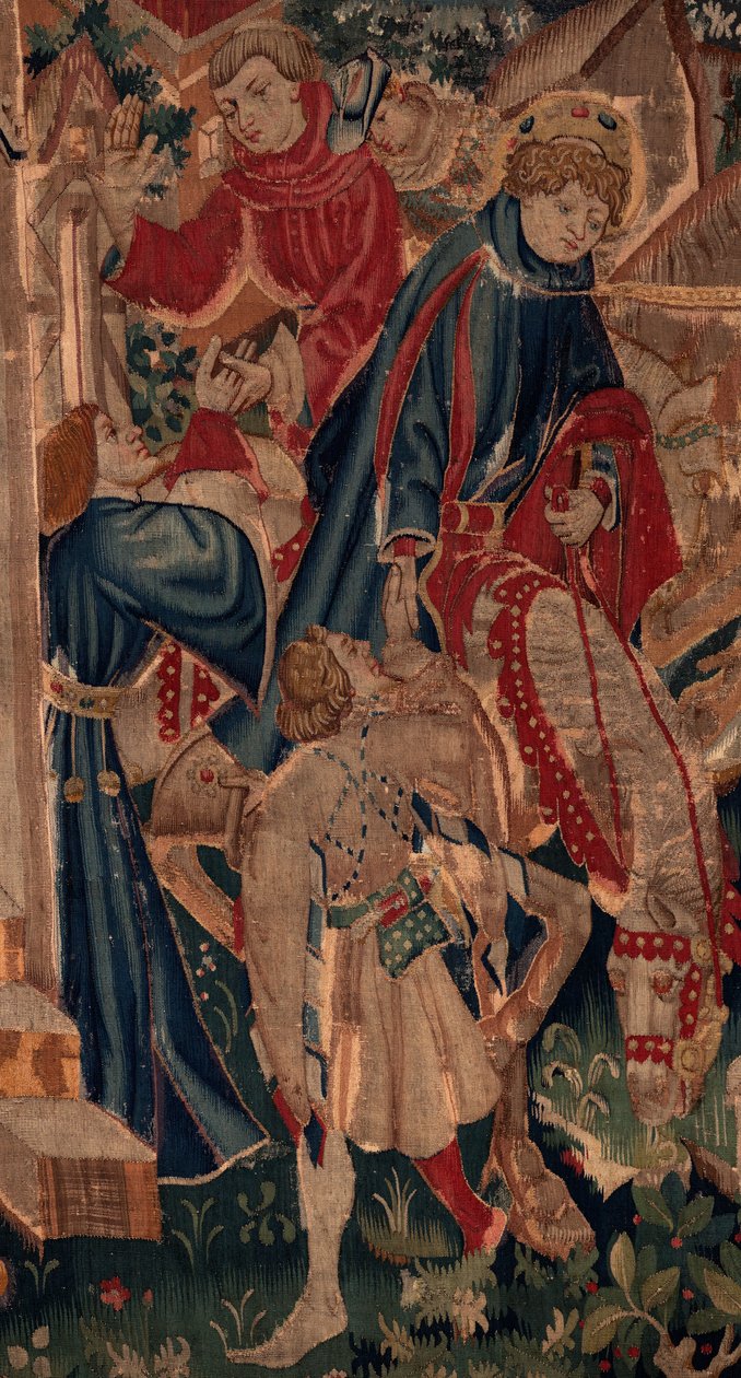História de Saint Piat e Saint Eleuthère, Cena 8, Centro de detalhes de Unknown artist