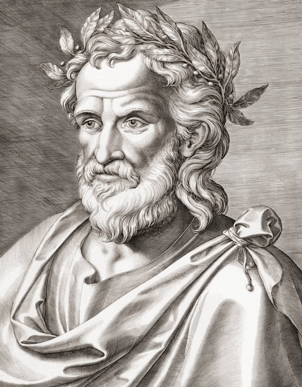 Homer. Retrato. de Unknown artist