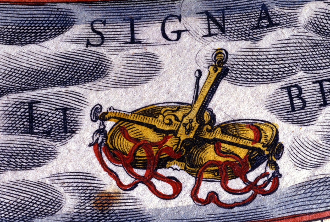 Horóscopo: signo do zodíaco, Libra. Gravura do século XVI. de Unknown artist