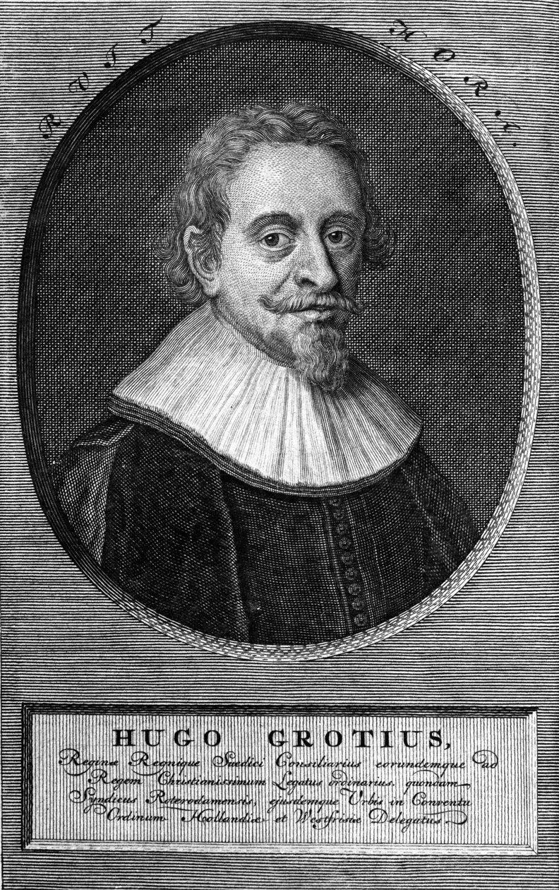 Hugo Grotius (1583-1645) (Huig de Groot), advogado e diplomata holandês. de Unknown artist
