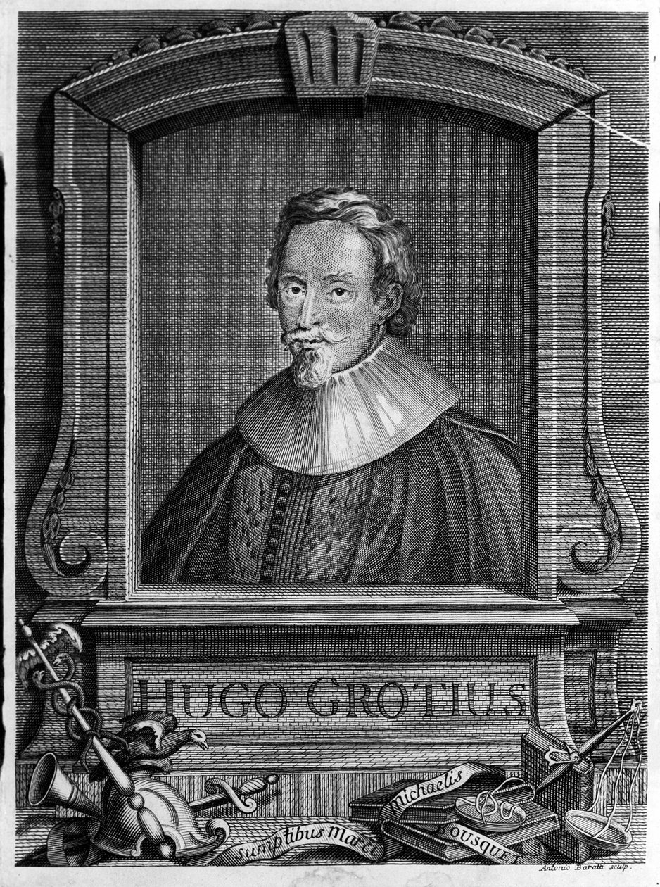 Hugo Grotius (1583-1645) (Huig de Groot), advogado e diplomata holandês. de Unknown artist
