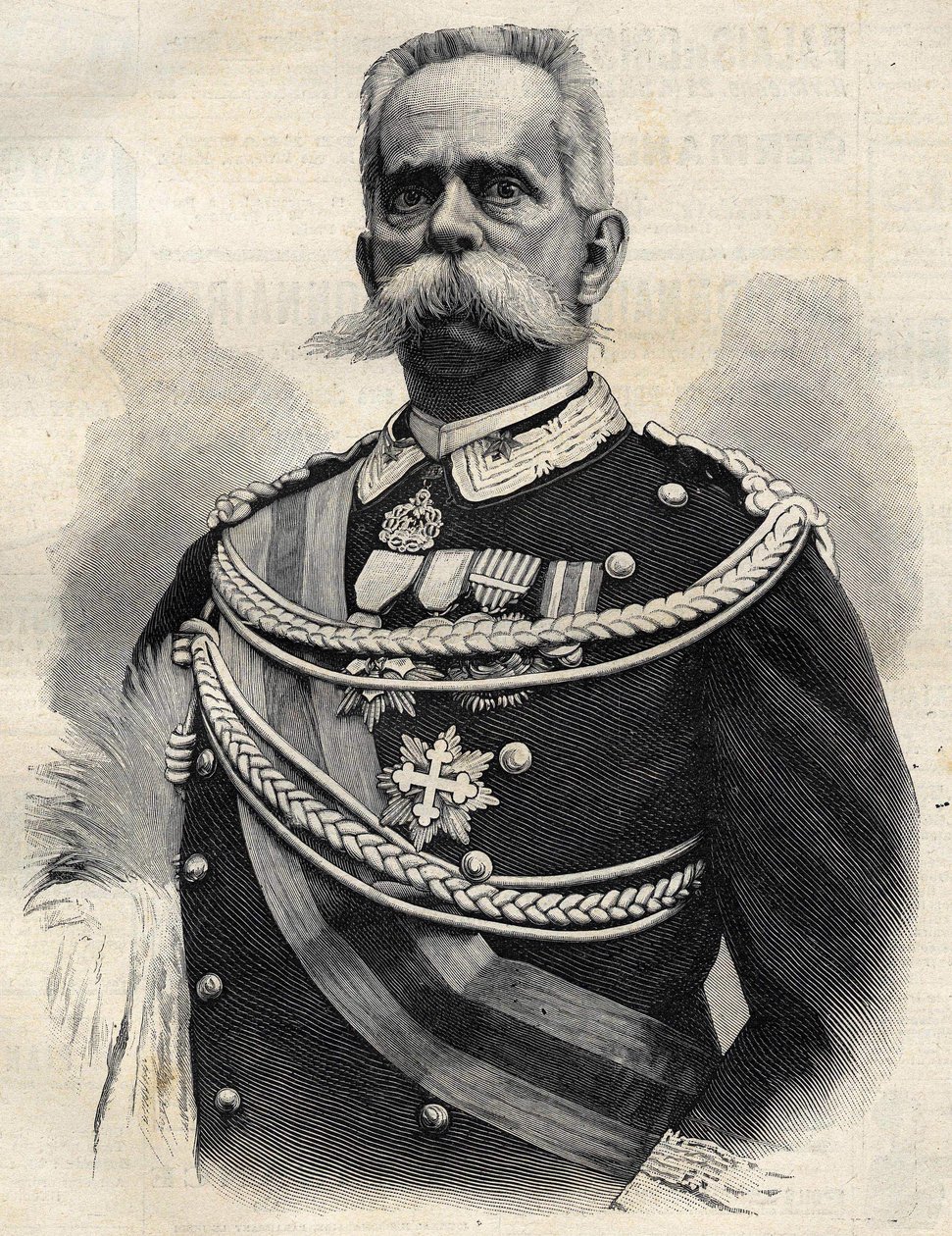 Humbert I (1844-1900), Rei da Itália. de Unknown artist