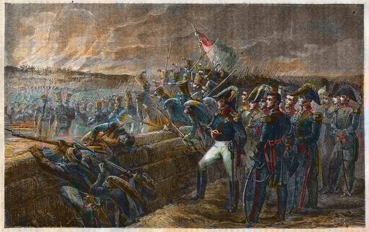 Cem Mil Filhos de São Luís - O cerco francês na batalha de Trocadero - 31 de Agosto de 1823 - Expedição Espanhola - Batalha do Trocadero de Unknown artist