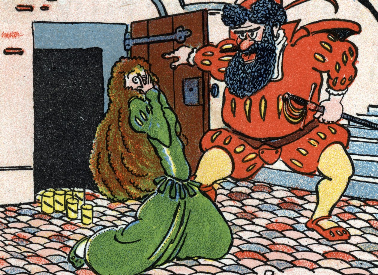Ilustração para "Barba Azul" de Unknown Artist