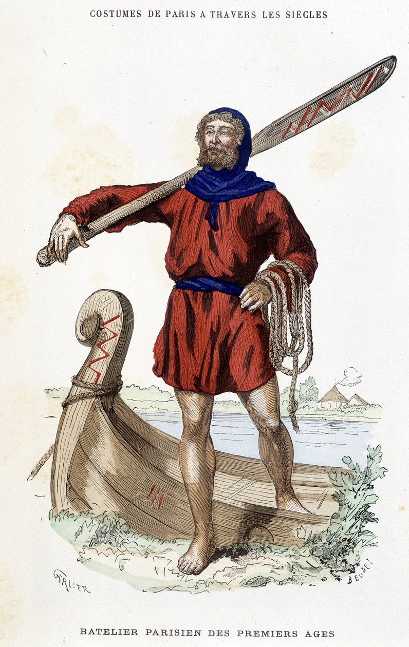 Em Paris ao longo dos séculos por Knee-Lac de Unknown artist