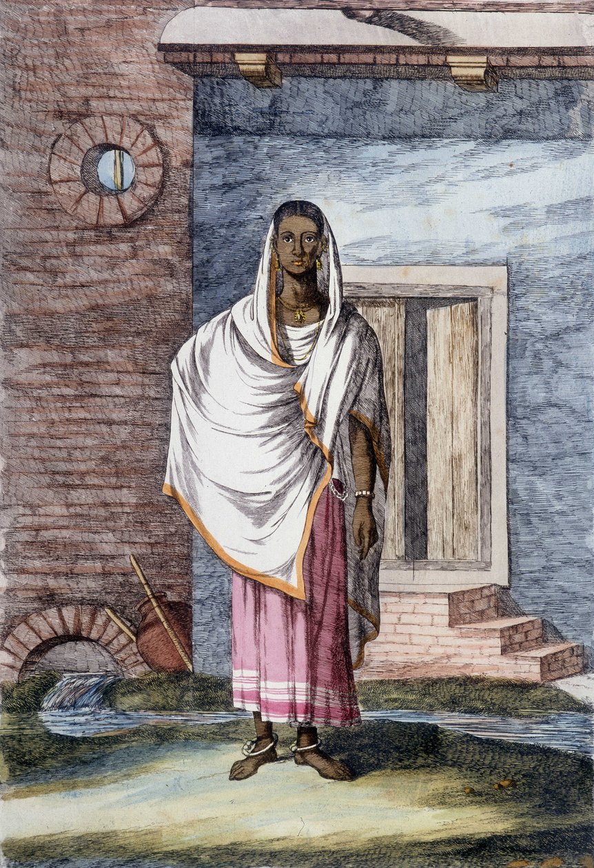 A cultura e a civilização indiana: Hidjera, bailarina na Índia. de Unknown artist