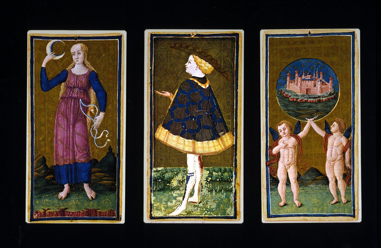 Tarôs italianos. Tarô de Brera por Bonifacio Bembo de Unknown artist