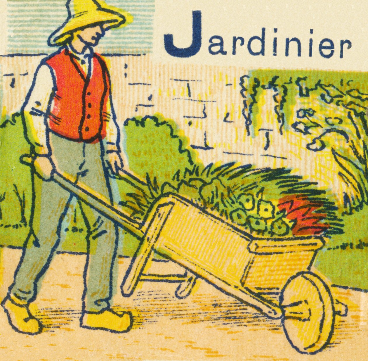 J como jardineiro de Unknown artist