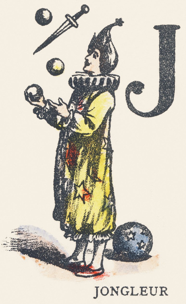 J: malabarista de Unknown artist