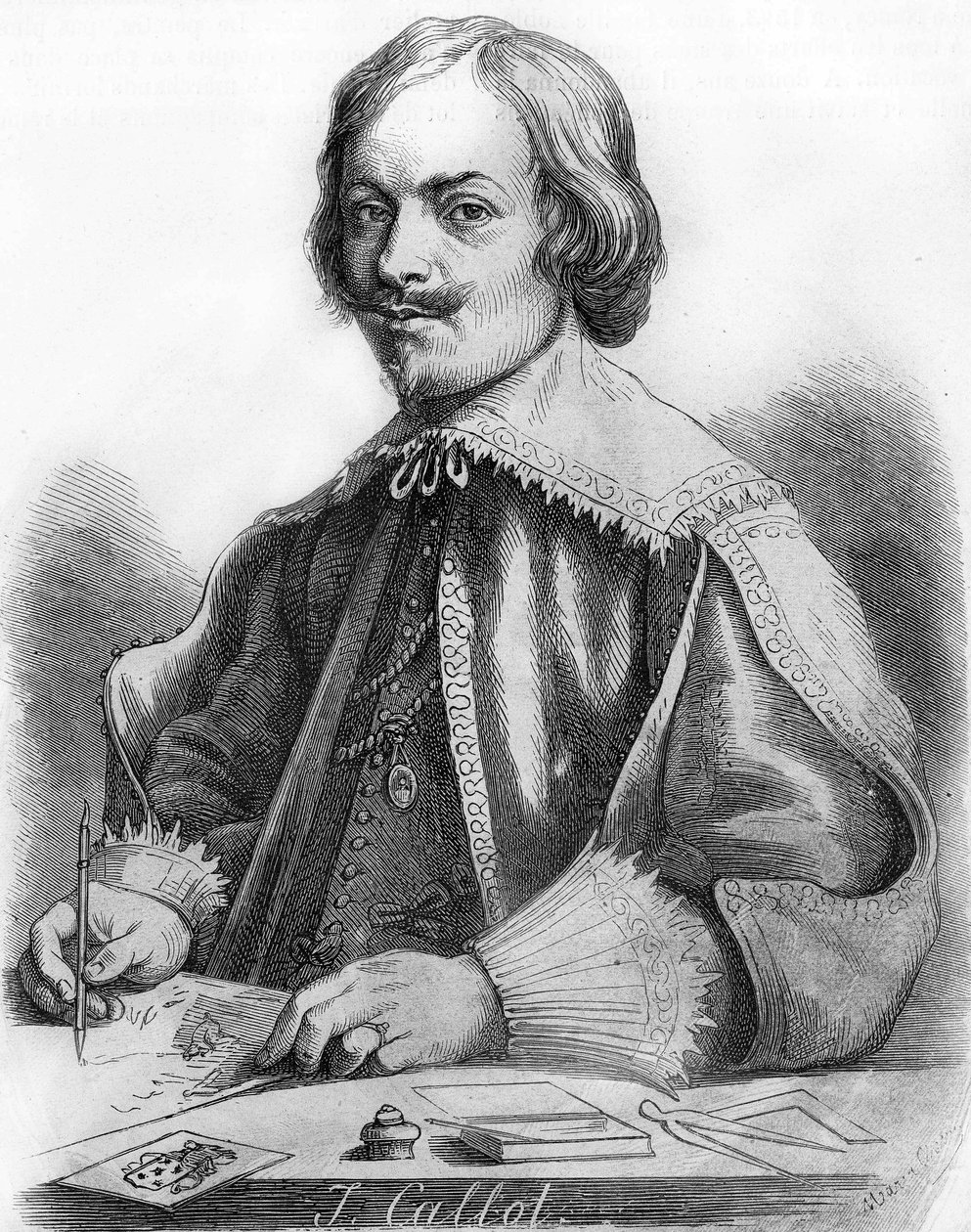 Jacques Callot cartoonista e gravador francês (Nancy de Unknown artist