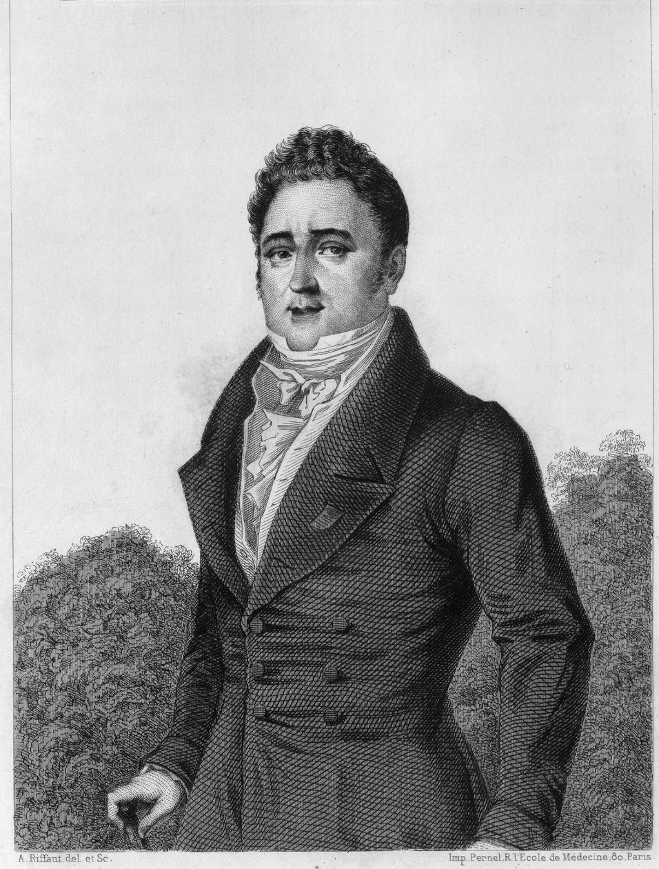 Jacques Lafitte (1767-1844), banqueiro e político francês - gravura em "Histoire de la vie politique et privée de Louis Philippe de Unknown artist