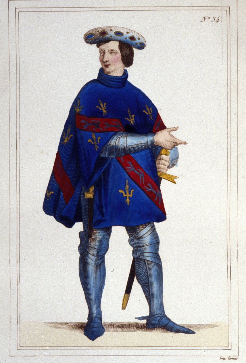 Jacques de Bourbon, Conde de La Marche, Conde de França em 1354 (? -1361). de Unknown artist