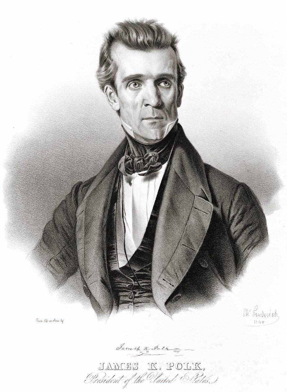 James K. Polk, Presidente dos Estados Unidos da América de Unknown artist