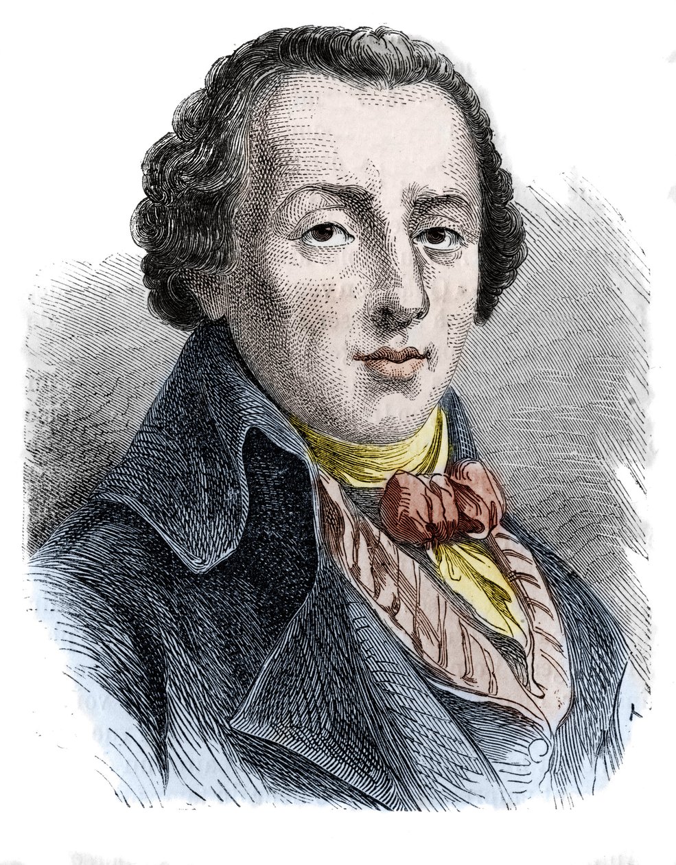Jean-Antoine (Jean Antoine) Roucher (1745-1794), poeta francês. de Unknown artist