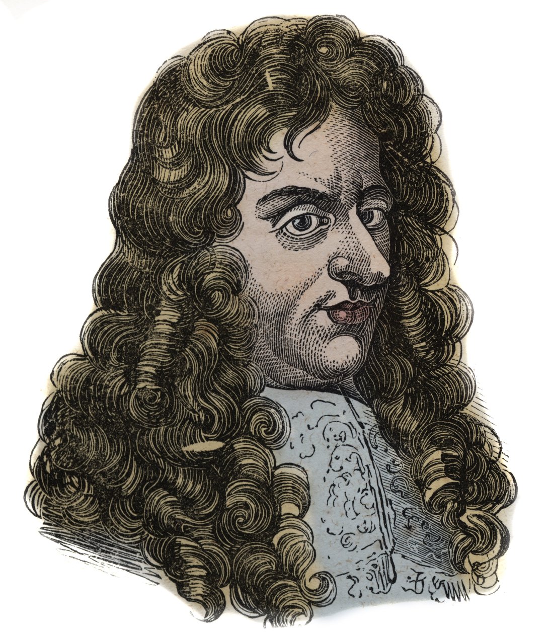 Jean Dominique Cassini (1625-1712) (Giandomenico) - astrônomo inglês - gravura 1856 de Unknown artist