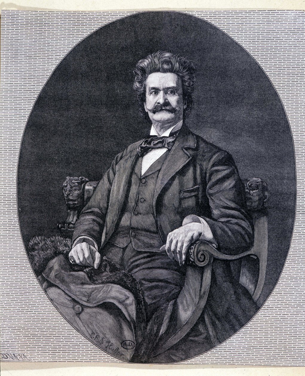 Johann II Strauss Jr. (1825-1899), músico austríaco. de Unknown artist