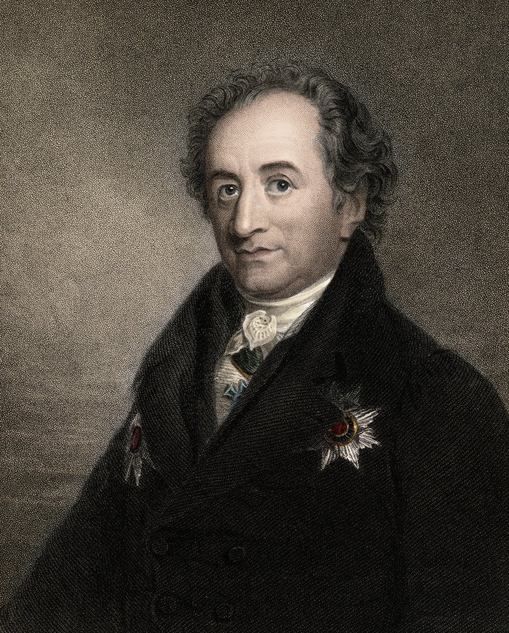 Johann Wolfgang por Goethe 1749-1832 - gravura - século XIX de Unknown artist