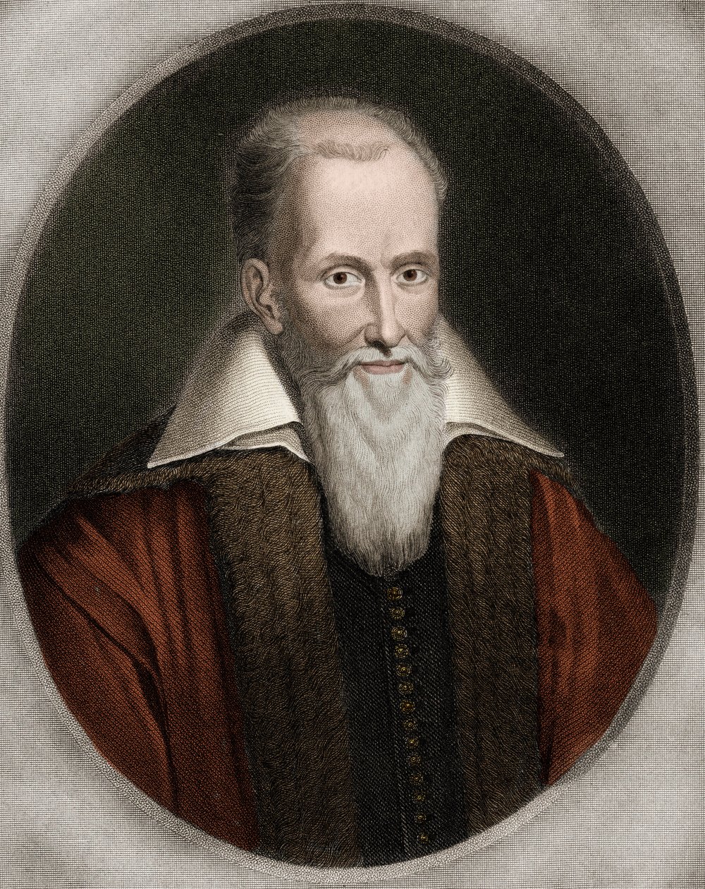 Joseph Juste Scaliger - Joseph Justus Scaliger 1540-1609 - gravura - século XIX de Unknown artist