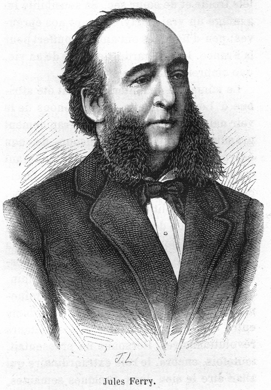 Jules Ferry (1832-1893), político francês. de Unknown artist
