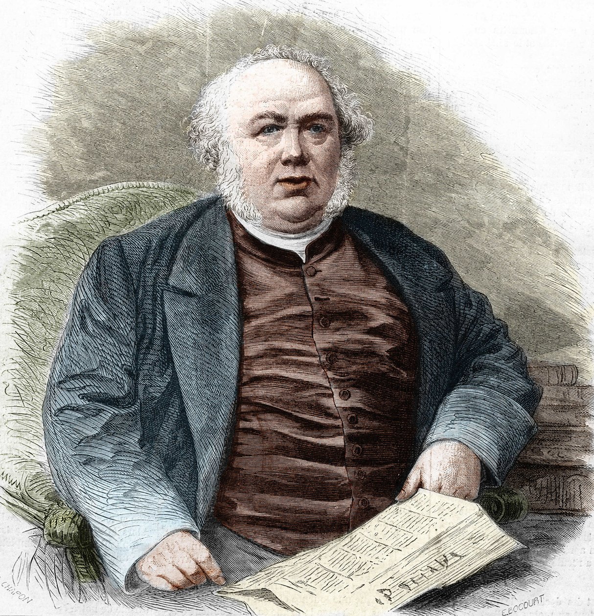 Jules Janin (1804-1874), escritor francês. de Unknown artist