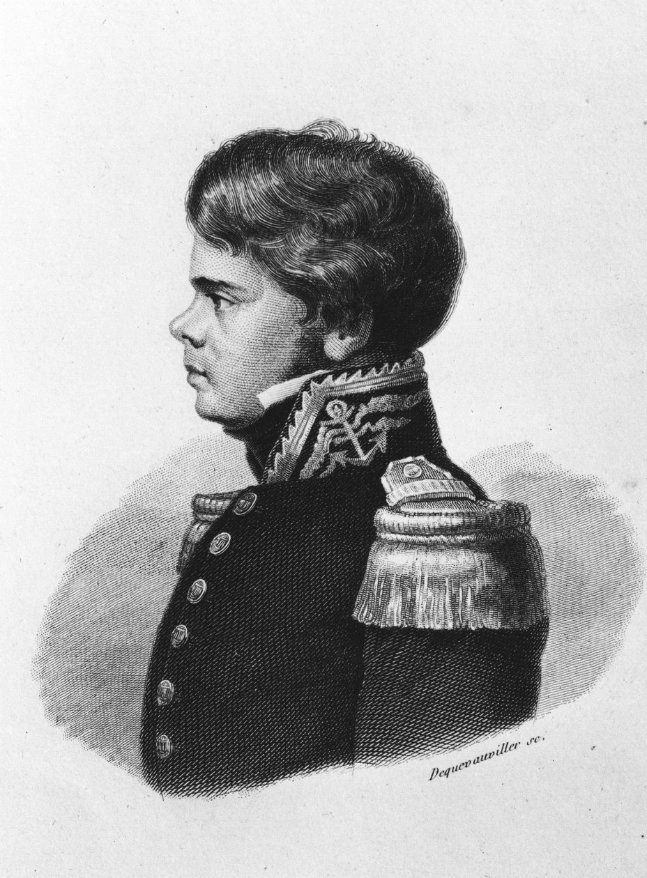 Jules Poret de Blosseville. Explorador francês, marinheiro e geógrafo. 1802-1833. de Unknown artist