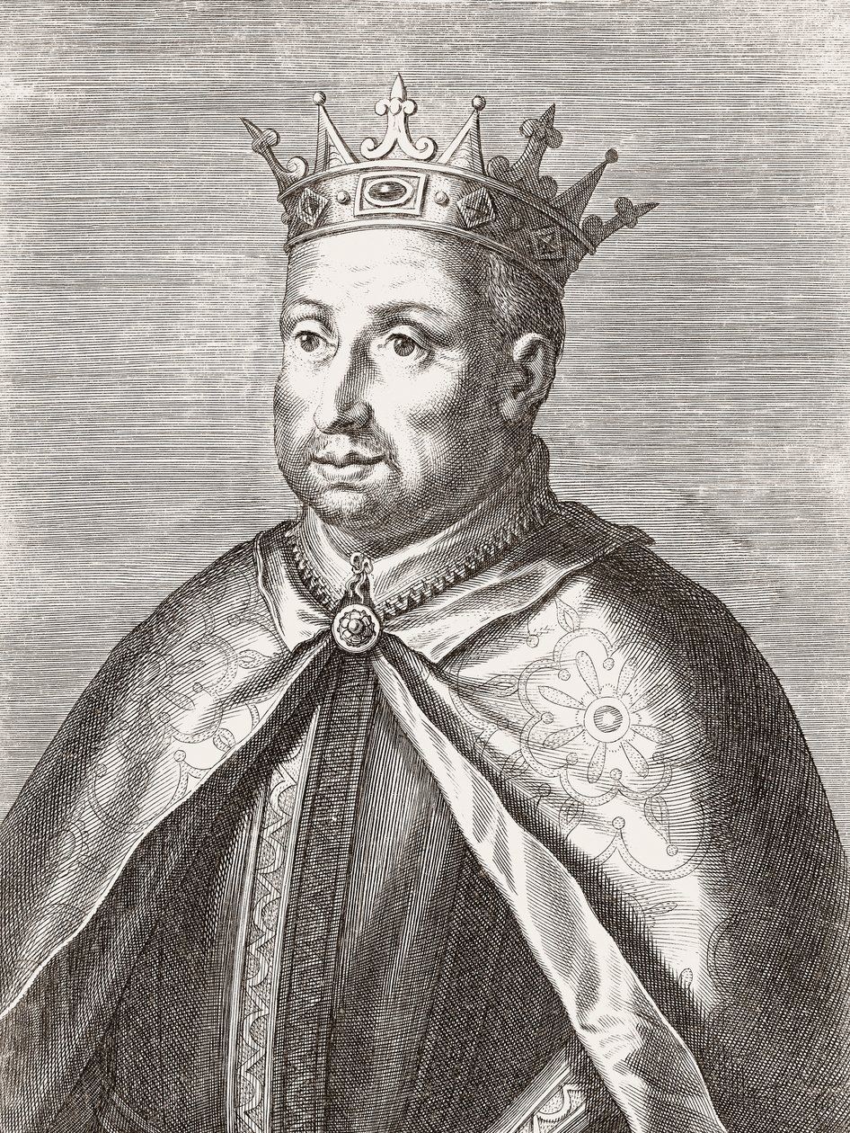 Rei Afonso II de Portugal. Retrato. de Unknown artist