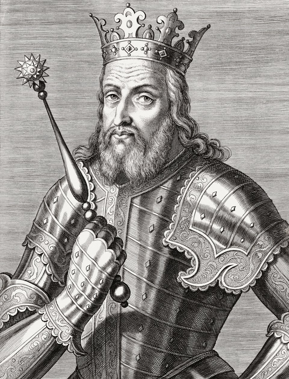 Rei Afonso IV de Portugal. Retrato. de Unknown artist