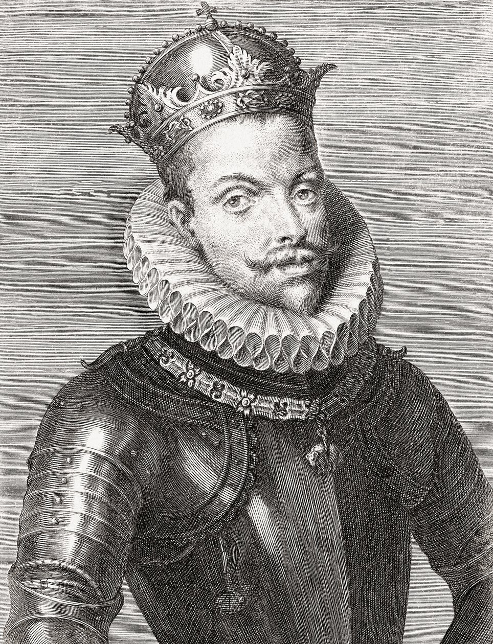 Rei Filipe III de Espanha e como Filipe II, Rei de Portugal. Retrato. de Unknown artist