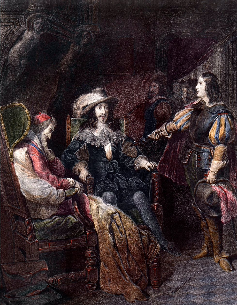 LOUIS XIII, Rei da França com Henri Coiffier de Ruze d