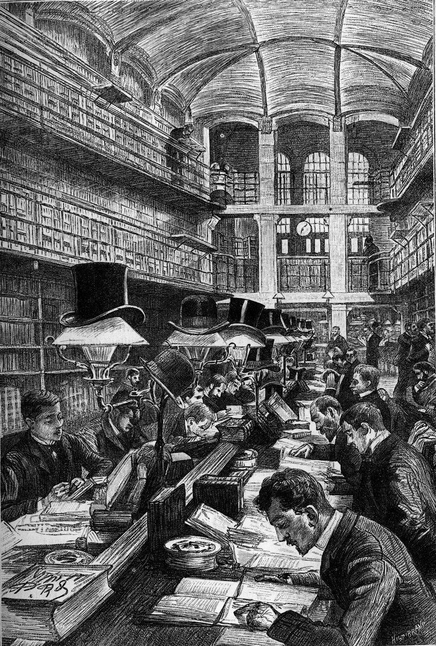 A Biblioteca Cujas da Faculdade de Direito de Paris, Gravação no jornal "La jeunesse de Unknown artist