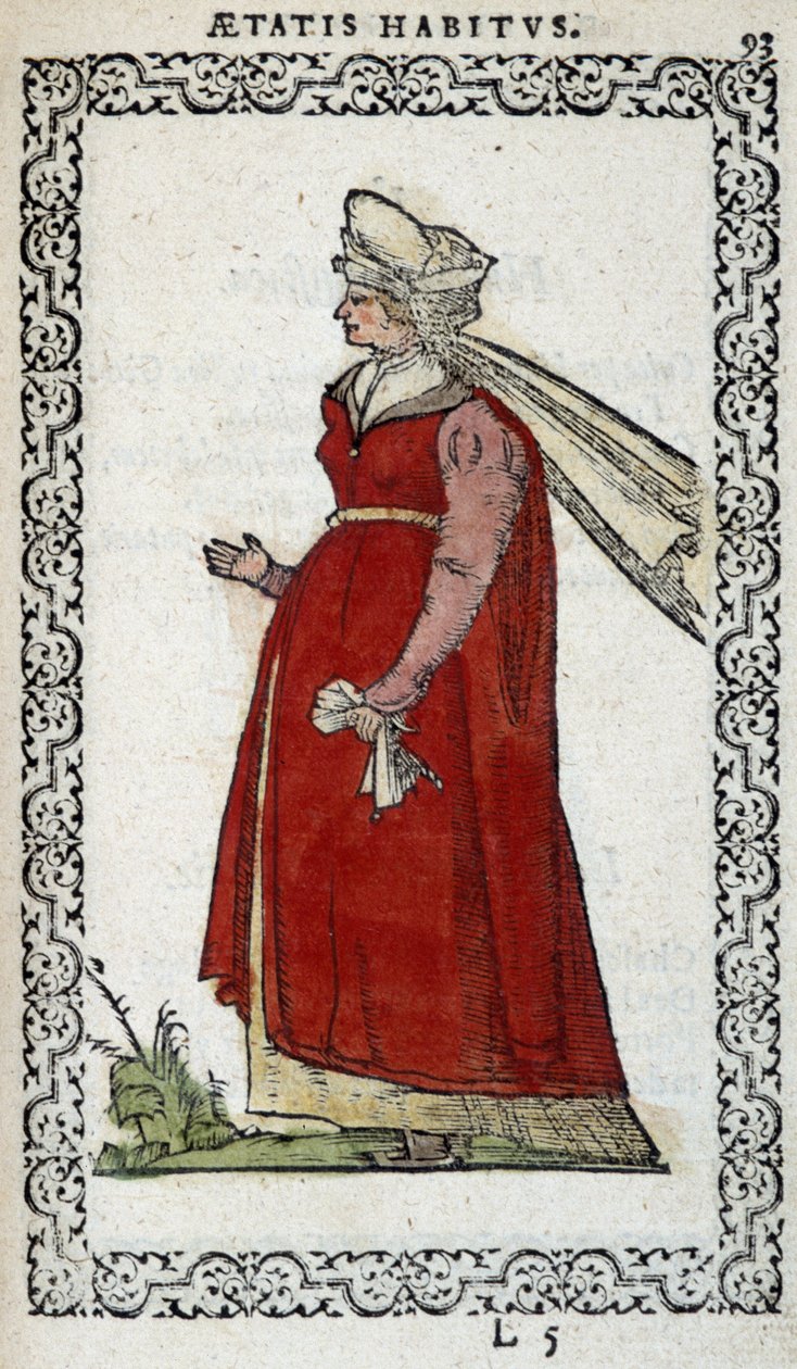 Lady of Hungary - em "Habits et effigies" de Jean Sulperius de Unknown artist