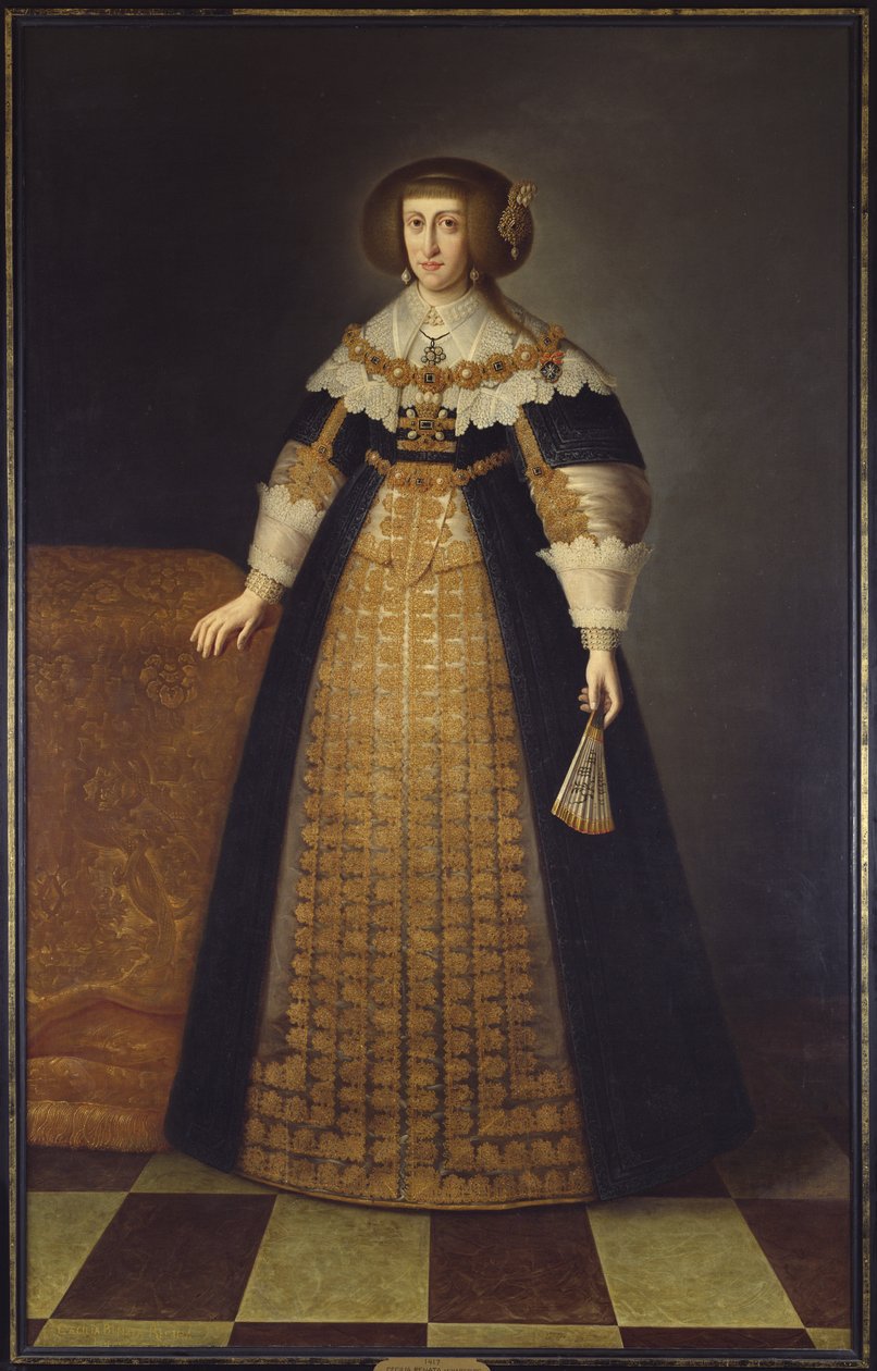 Arquiduquesa Cecile Renee da Áustria - Retrato da Arquiduquesa Cecilia Renata da Áustria de Unknown artist