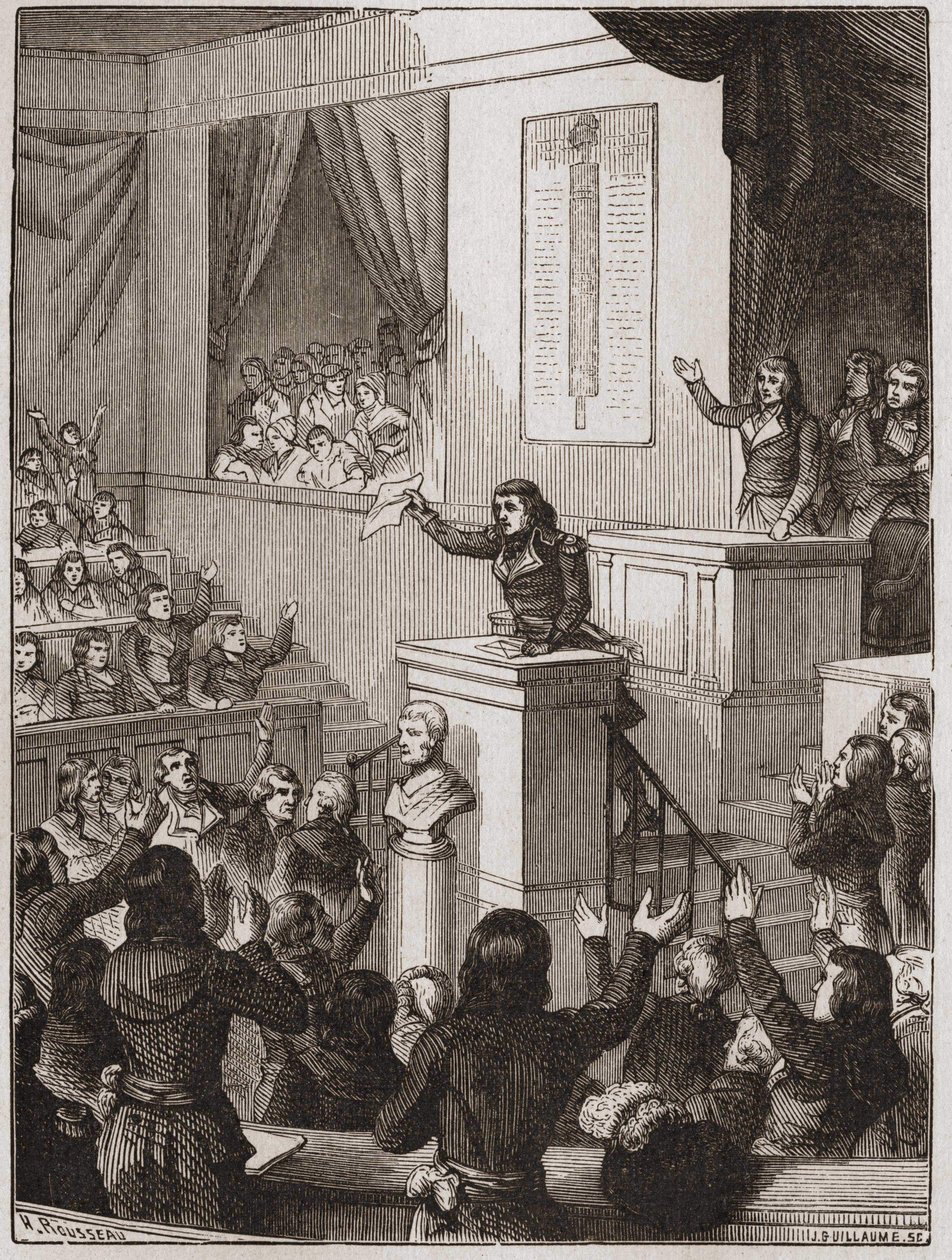 Lazare Nicolas Marguerite Carnot (apelidado de organizador da vitória ou o grande Carnot) anunciado em 1º de setembro de Unknown artist