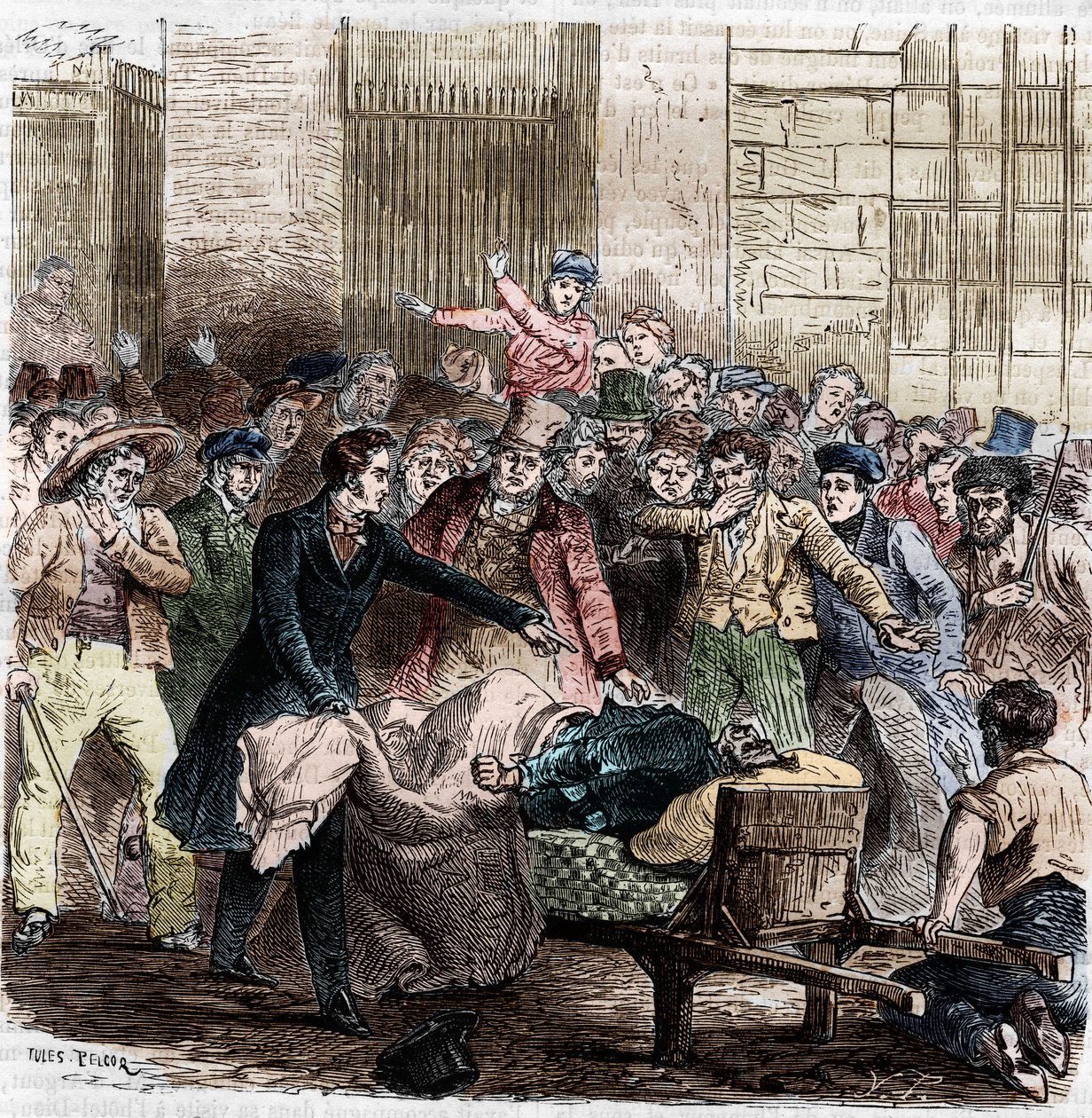 Le Cholera, Paris, Abril de 1832. de Unknown artist