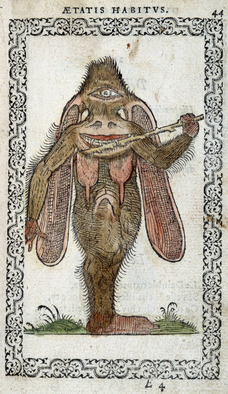 Le cyclope - em "Habits et effigies" de Jean Sluperius de Unknown artist