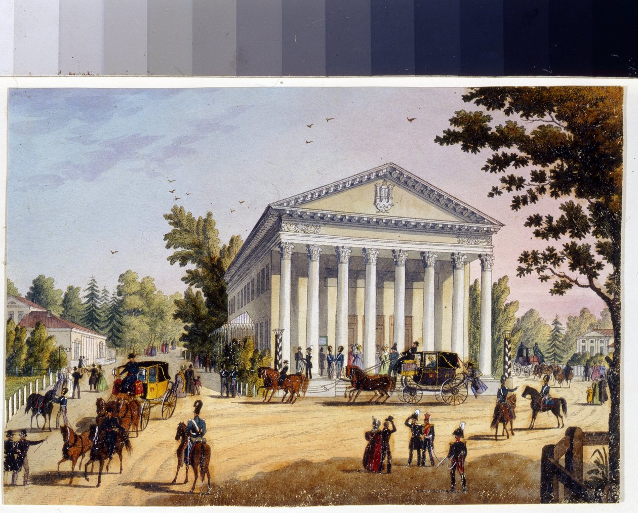 O teatro de Verão na ilha Kamenny em São Petersburgo (álbum de Marie Taglioni) de Unknown artist