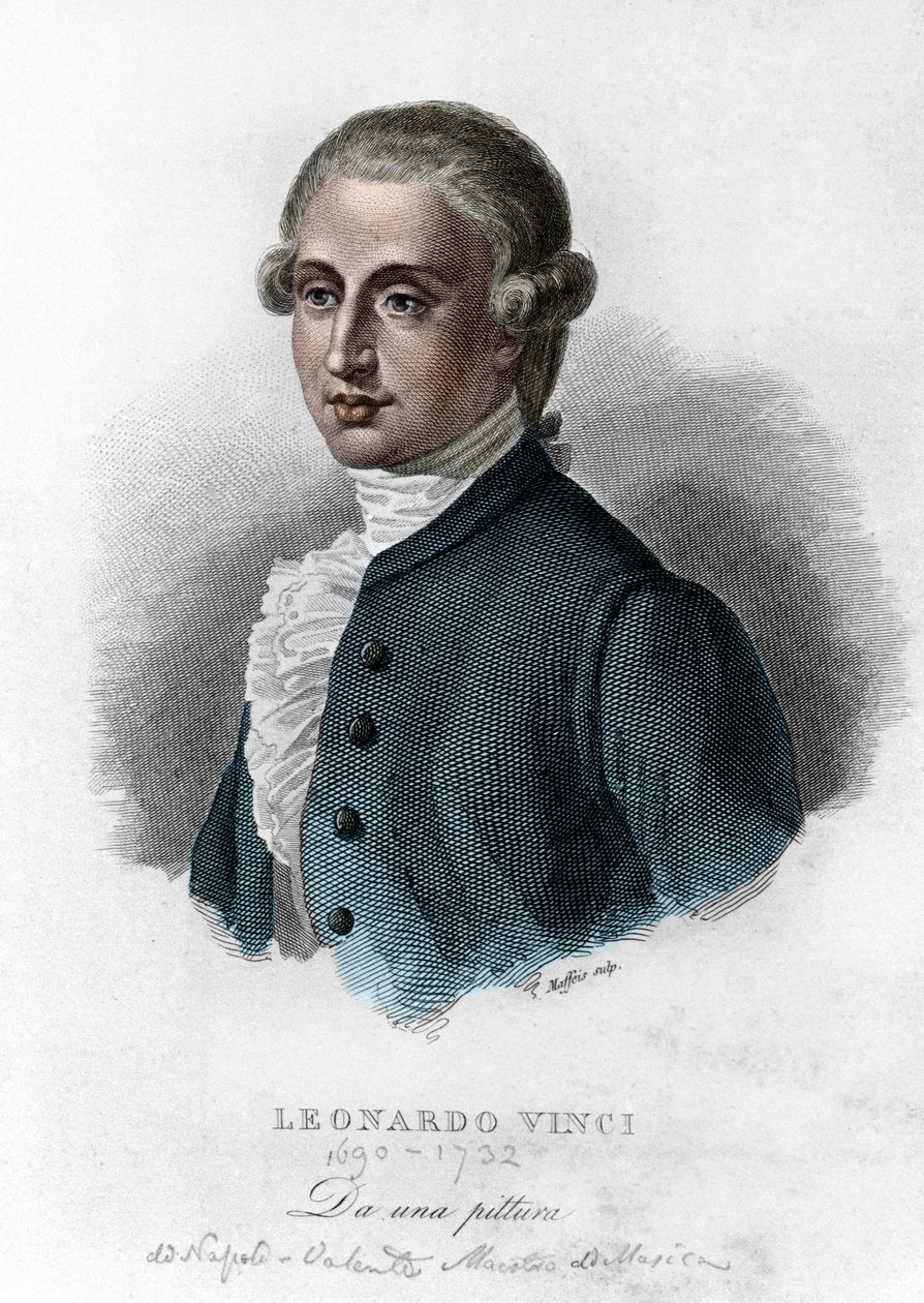 Leonardo Vinci, compositor italiano de Unknown artist
