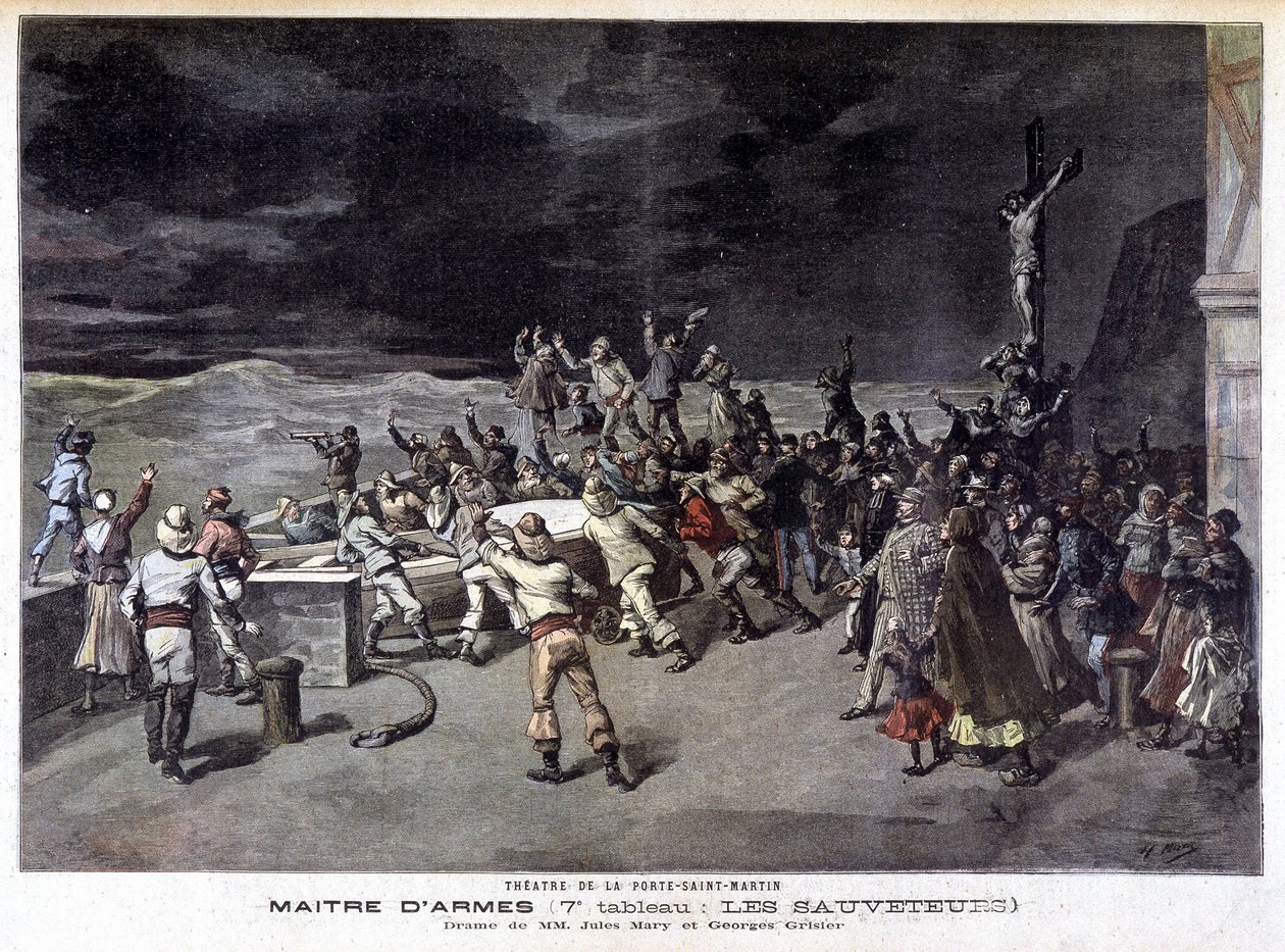 Les rescueurs: 7º quadro da peça "Maître d